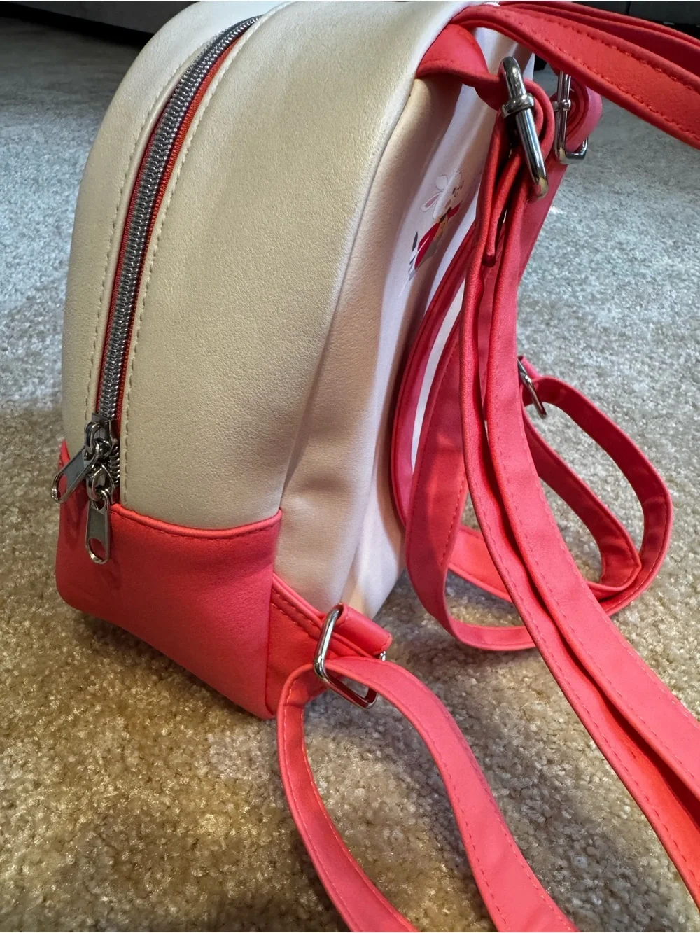 Loungefly Kids Alice in Wonderland Cream Pink Mini Backpack